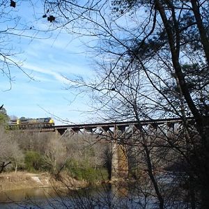 CSX Frieght Crosses Mulberry Fork