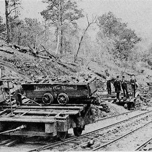 Early Ore Mining at Irondale, Al