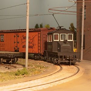 Guelph Loco with some freight.