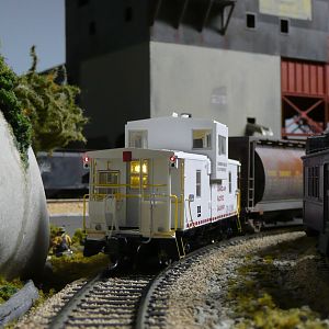CPR caboose with lighting