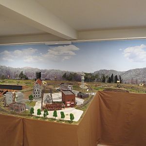 HO scale layout overview