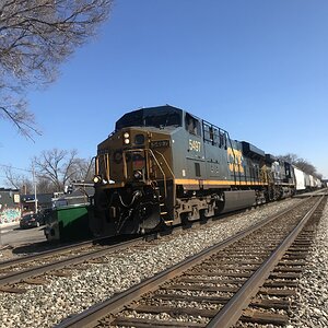 CSX Railroad Locomotive