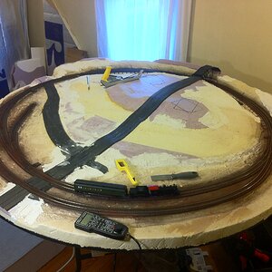 Track laid and wiring complete