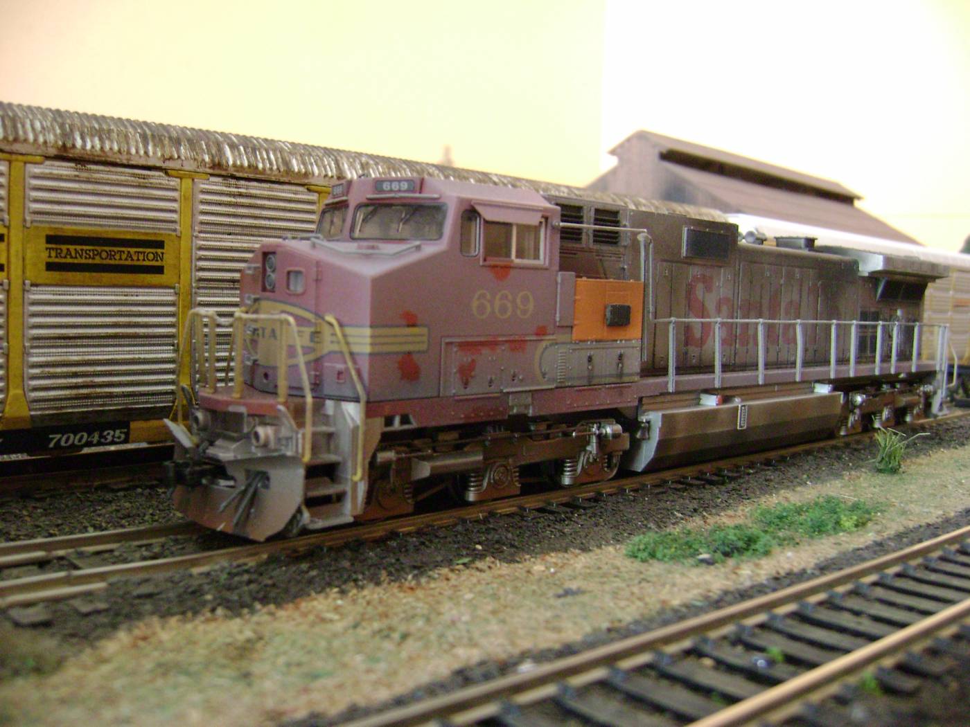 C44-9W Santa fe-Model Railroad Brazil HO
